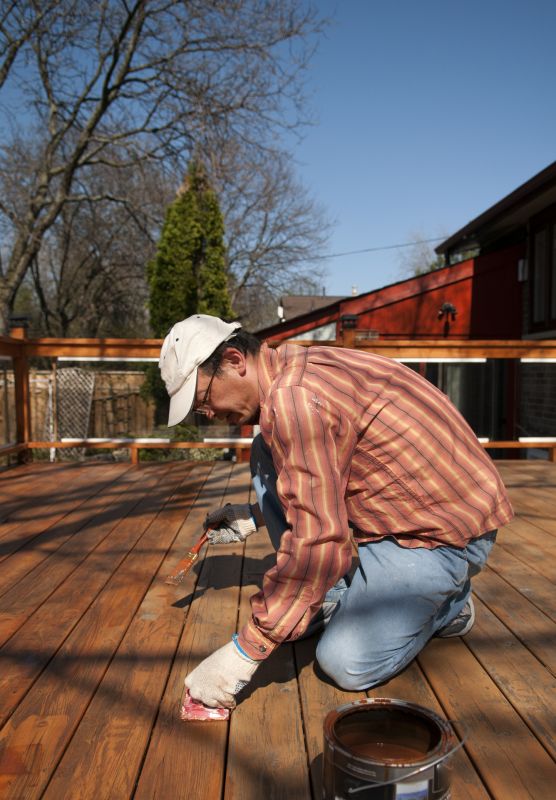 Deck finishing touches